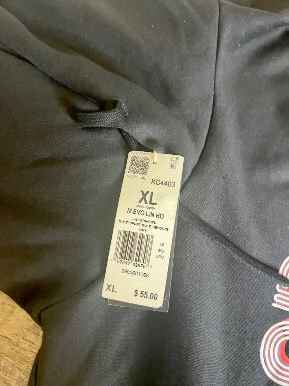Adidas Men's Fleece Active Hoodie-Size XL‎